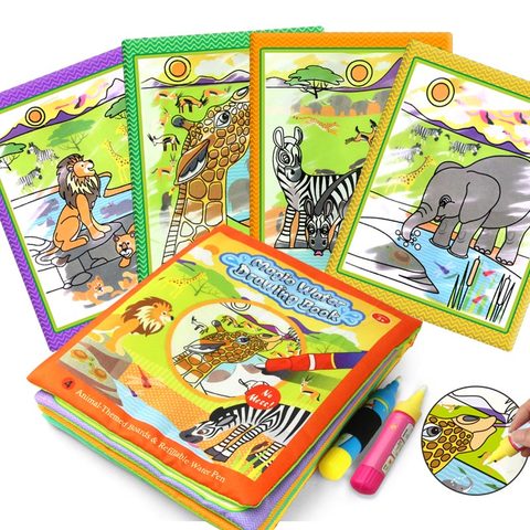 Coolplay magique eau dessin livre coloriage livre peinture conseil Doodle livre en dessin jouets éducatifs jouets pour enfants cadeaux de noël ► Photo 1/6