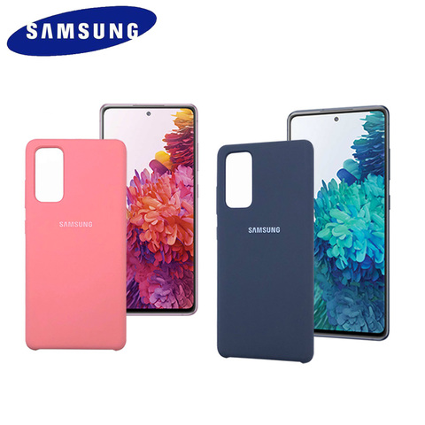 Coque de protection originale en Silicone pour Samsung galaxy S20 FE Lite, 5G, édition Fan, toucher soyeux, pour modèles S20Uitra Plus ► Photo 1/6