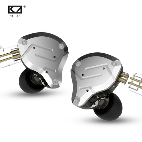 KZ ZS10 PRO dans l'oreille casque métal 4ba + 1dd hybride 10 unités Hifi basses oreilles moniteur écouteurs Sport suppression du bruit 2pin pour ZSX ► Photo 1/6