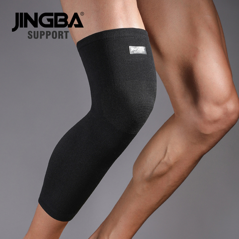 JINGBA – genouillères de soutien en Nylon élastique, protection contre la Compression, allonge la chaleur, pour le volley-ball et le basket-ball ► Photo 1/6