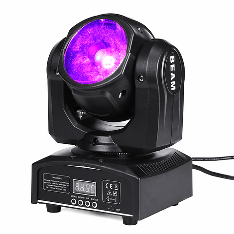 60W Led RGBW 4in1 faisceau de lumière principale mobile faisceau LED très brillante LED DJ Spot lumière Dmx contrôle lumières avec FlightCase ► Photo 1/6