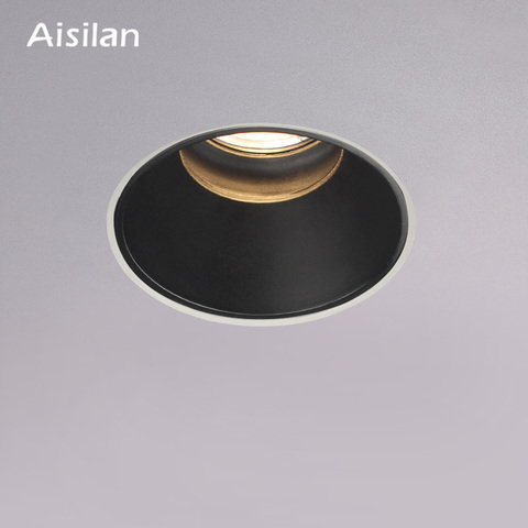 Aisilan — Spot lumineux LED encastrable sans cadre pour le plafond, éclairage d'intérieur, lumière anti-éblouissement, idéal pour un salon, un couloir ou une chambre à coucher, nécessite un trou de 8cm ► Photo 1/6