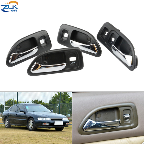 ZUK Chroming poignée de porte intérieure de voiture pour HONDA ACCORD 1994 1995 1996 1997 SV4 poignée de porte intérieure noir gris marron couleur ► Photo 1/6