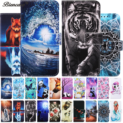 Pour Xiaomi Mi 10 Lite 5G 9T Redmi 8A 7A Note 8T cuir livre étui portefeuille à rabat couverture souple Redmi K20 Note 8 9 Pro MAX 7 9S Coque ► Photo 1/6