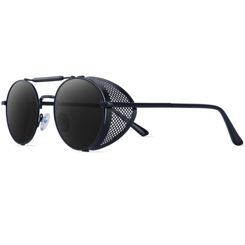 ZXRCYYL – lunettes de soleil classiques gothiques pour hommes et femmes, Style Steampunk, marque de styliste rétro, monture ronde en métal, verres colorés ► Photo 1/6