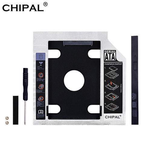 CHIPAL 2022 aluminium plastique 9.5/12.7mm SATA 3.0 2.5 