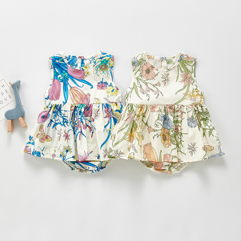 MILANCEL – vêtements d'été pour bébé fille, jupe florale, body une pièce, 2022 ► Photo 1/6