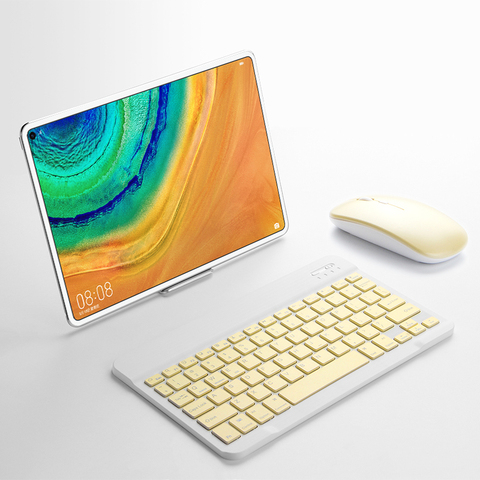 Souris clavier sans fil Bluetooth pour Lenovo Pad Pro Tab 2 3 4 8 10 Plus Pro M10 FHD P10 P8 E7 E8 E10 Yoga Book 10.1 'tablette ► Photo 1/6
