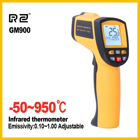 RZ thermomètre infrarouge thermique portable numérique électronique température de voiture hygromètre sans contact thermomètre infrarouge ► Photo 1/6