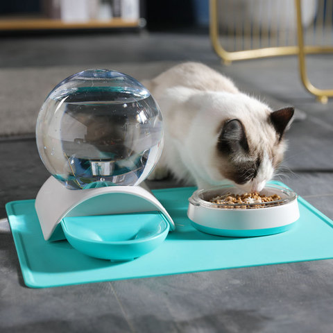 Distributeur automatique d'eau à bulles, bol pour chat, grande capacité gamelle pour chien l, pour fontaine à boire ► Photo 1/6