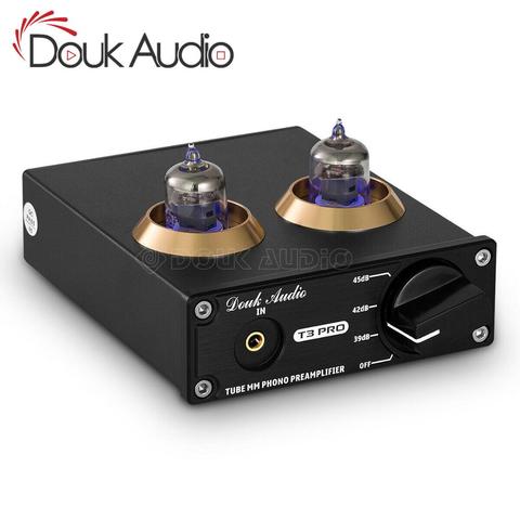 Douk audio Mini HiFi MM Phono platine vinyle préampli stéréo Audio sous vide Tube préamplificateur ► Photo 1/6