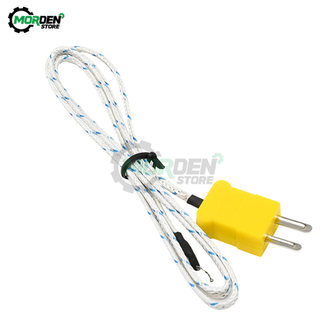 Câble de capteur de température de Thermocouple Type K, 1m, testeur de température, sonde de capteur de Thermostat pour multimètre ► Photo 1/6