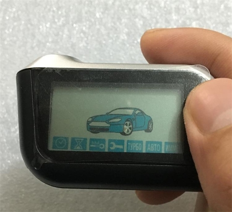 Porte-clés à distance LCD A93 pour système d'alarme de voiture, lot de 5 pièces, avec StarLine russe bidirectionnel ► Photo 1/3