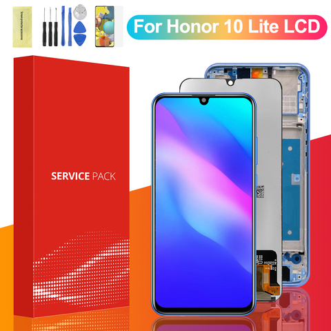 6.21 ''LCD pour Honor 10 Lite / Honor 10i LCD écran tactile numériseur assemblée remplacement avec cadre pour Honor 10 Lite ► Photo 1/6