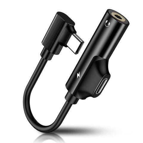 Séparateur Audio Usb de Type C à 3.5mm, câble d'écouteur, adaptateur de chargeur Aux 3.5, usb-c pour Xiaomi Mi6 Mix2 pour Hua ► Photo 1/6