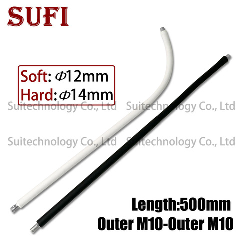Tuyau métallique en silicone semi-souple et semi-dur, 14mm de diamètre, LED M10 pour lampadaire, lampe de table et d'aquarium ► Photo 1/6