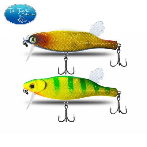 1 pièces Minnow leurre de pêche 85mm 11.5g pesca hameçons poisson wobbler matériel de pêche ► Photo 1/3