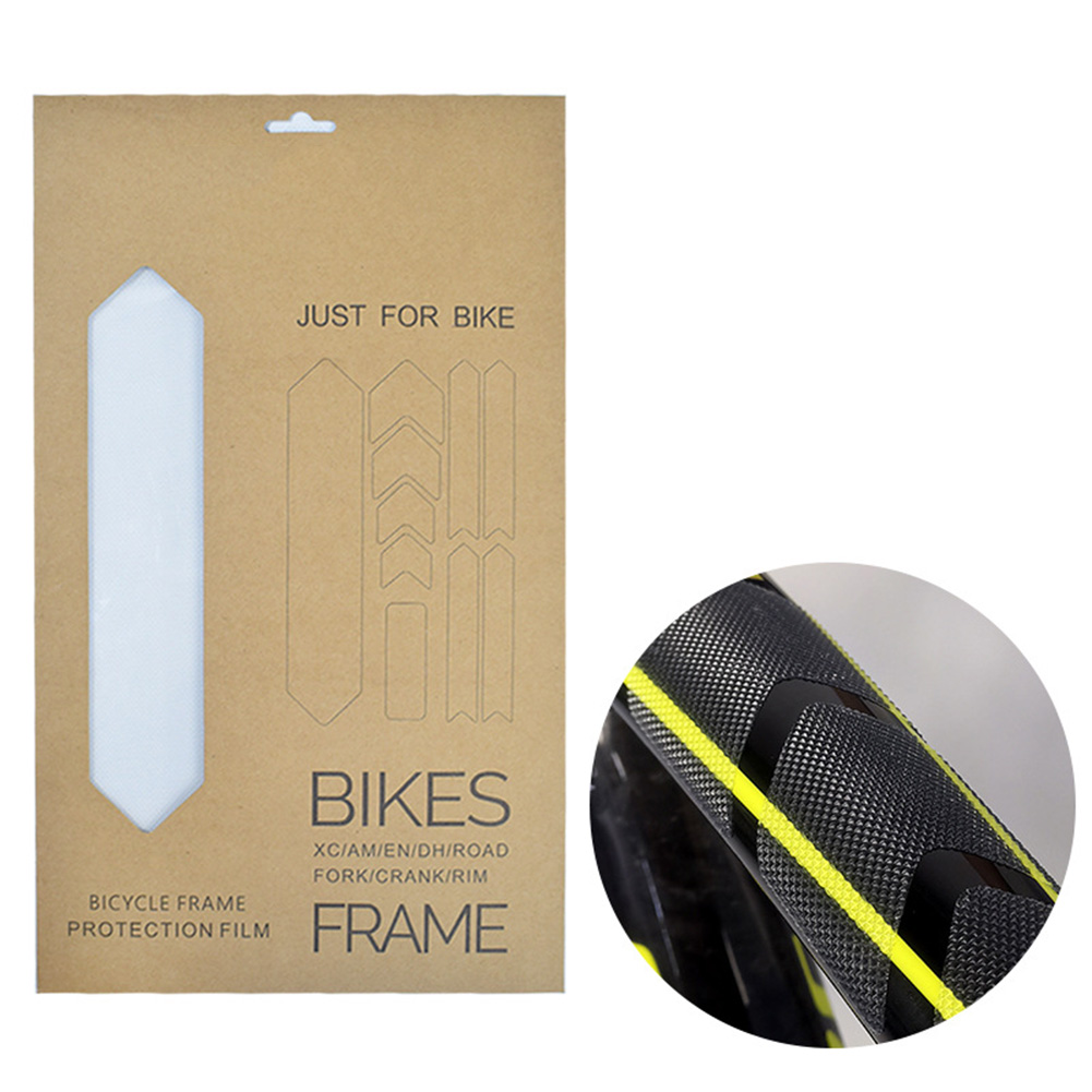 Film de Protection pour cadre de VTT de vélo autocollants anti-rayures protecteur Transparent résistant aux rayures pièces vtt ► Photo 1/6