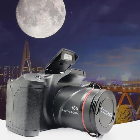 Professionnel XJ05 appareil photo numérique SLR 4X numérique Zoom 2.8 pouces écran 3mp CMOS Max 12MP résolution HD 720P TV OUT Support vidéo ► Photo 1/6