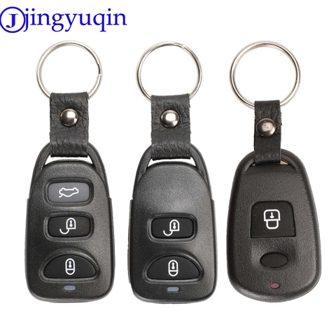 Jingyuqin – clé télécommande de remplacement pour Hyundai Tucson Accent Santa Fe, 1/2/3 boutons, étui de protection pour clé de voiture ► Photo 1/4