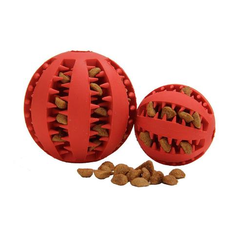 Boule élastique Interactive pour chien, jouet à mâcher, accessoires pour petits chiens, nettoyage des dents, fournitures ► Photo 1/6