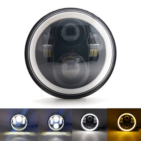 OTBS 5.75 pouces Moto Moto projecteur LED Halo phare 5-3/4 
