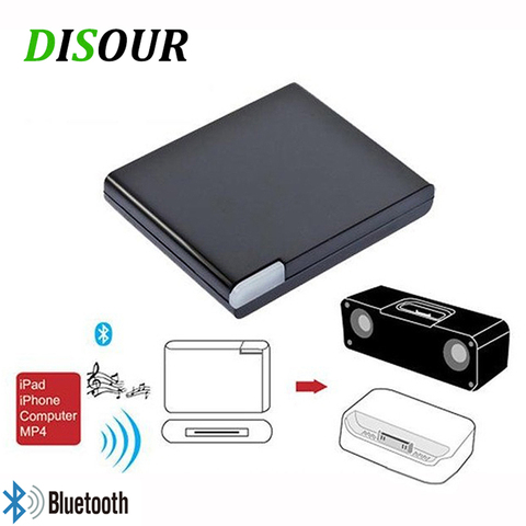 Connecteur d'adaptateur de récepteur de musique de Bluetooth A2DP de Dock chaud de 30 broches pour l'ipad IPod IPhone haut-parleur d'apple récepteur de 30Pin ► Photo 1/6