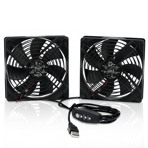 SXDOOL 120mm DC 5V USB ventilateur minier ordinateur châssis poste de travail radiateur 12cm 120mm x 25mm haute vitesse routeur serveur ventilateur de refroidissement ► Photo 1/6