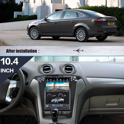 Lecteur multimédia de voiture pour Ford Mondeo MK4 2011 - 2013 Android Radio stéréo Audio autoradio GPS Navi tête unité Tesla écran tactile ► Photo 1/6