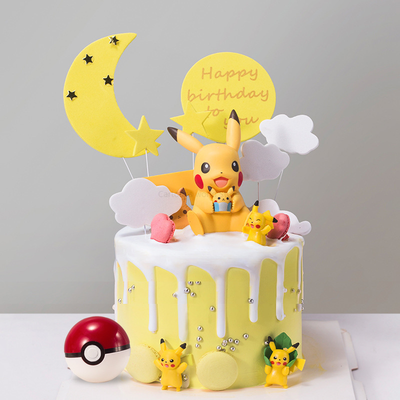 Pikachu, Pokémon - Gâteau d'anniversaire