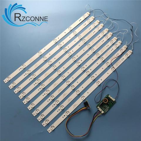 Bande de rétroéclairage LED 500mm, 10 pièces, kit de 5 lampes pour 48 49 50 pouces LCD LED TV 12V entrée panneau d'affichage mise à jour CCFL ► Photo 1/6