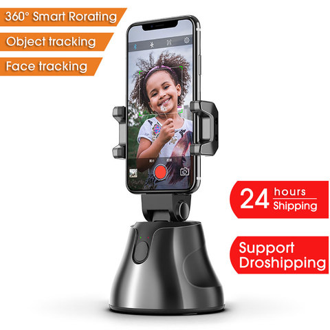 Apai Genie Auto Smart tir Selfie Stick 360 ° objet suivi support tout-en-un Rotation visage suivi caméra support pour téléphone ► Photo 1/6