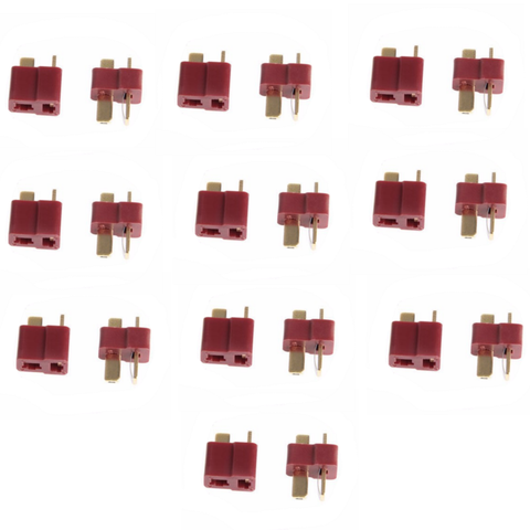 10/20/40 paires 20/40/80 pièces T Plug mâle femelle Deans connecteurs pour RC LiPo batterie RC FPV Racing Drone ► Photo 1/6