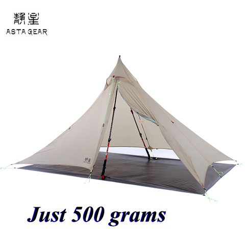 ASTA qualité supérieure 2 côté silicone pyramide fly de plein air tente de camping 265*170*135 cm ► Photo 1/6
