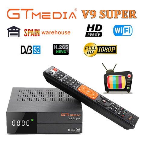 Meilleur récepteur Satellite GTmedia V9 full hd 1080P DVB-S2, sans application, pour WIFI, GTmedia V8 Nova/Honor Freesat V8x ► Photo 1/6