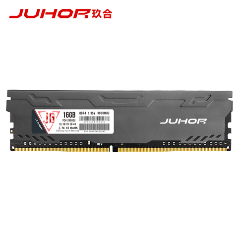 Juhor – mémoire de serveur d'ordinateur de bureau, modèle DDR4, capacité 16 go, fréquence d'horloge 3200/3000mhz, Ram, Dimm, mémoire avec dissipateur thermique ► Photo 1/6