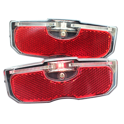 Bike Cycling Rear Rack Reflector Tail Light Reflective Lamp Bicycle Accessories ► Photo 1/6