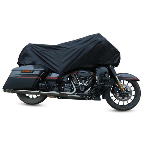 X AUTOHAUX M L XL taille moto demi couverture 210T universel extérieur étanche à la poussière de pluie protection UV moto vélo ► Photo 1/6