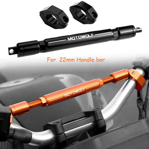 Barre transversale de guidon de 7/8 pouces, guidon de 22mm avec boussole pour Motocross moto Quad ATV CRF DTR PIT BIKE ► Photo 1/6