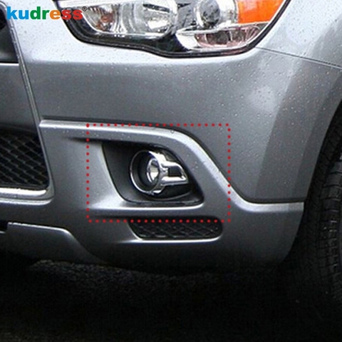 Couvercle de cadre de paupière de feu antibrouillard chromé pour Mitsubishi ASX 2010 2011 2012, accessoires de moulage de pièces automobiles ► Photo 1/6