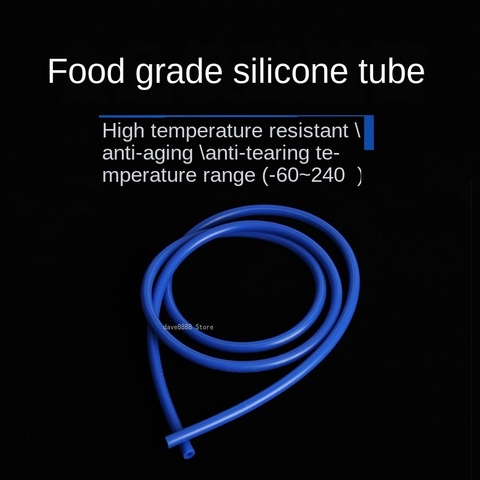 Tuyau d'arrosage sous vide en silicone, 3mm/4mm/5mm/6mm/7mm/8mm/9mm, Tube à Air bleu, fournitures de jardinage ► Photo 1/5