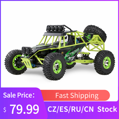 WLtoys 12428 RC voiture 4WD 1/12 2.4G 50 KM/H haute vitesse monstre véhicule télécommande voiture RC Buggy voiture tout-terrain ► Photo 1/6