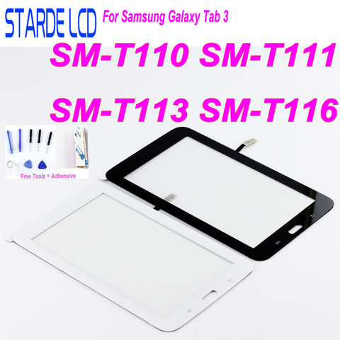 Nouveau pour Samsung Galaxy Tab 3 SM-T110 SM-T111 SM-T113 SM-T116 écran tactile panneau numériseur T110 T111 T113 T116 assemblée ► Photo 1/6