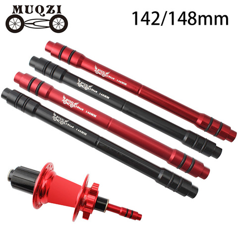 MUQZI-axe de Conversion de moyeu de tambour VTT 12 à 9MM, axe de Conversion de 142mm/148mm, siège en alliage d'aluminium à changement rapide ► Photo 1/6