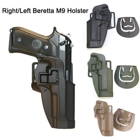 Étui à pistolet tactique pour Beretta M9 92 96 étui à pistolet taille palette ceinture Airsoft droite/gauche étui à pistolet accessoires de chasse ► Photo 1/6