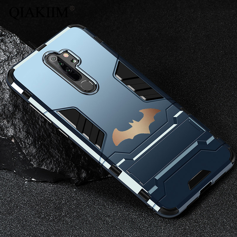 Coque rigide antichoc avec support chauve-souris pour Redmi Note 8 Pro, 9, 9S, 10 Lite, 8, 8T, 7, 6, 5, K20, K30, Xiaomi 11, Pocophone F1 ► Photo 1/6