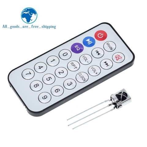 Récepteur IR TL1838 VS1838B Kits de Module de télécommande sans fil pour carte de récepteur Audio Bluetooth carte de décodeur sans perte MP3 ► Photo 1/6