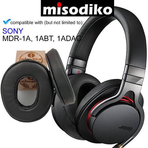Misodiko – coussinets d'oreille de remplacement, en cuir de mouton amélioré, pour écouteurs Sony MDR1A MDR-1A, MDR-1ABT, MDR-1ADAC ► Photo 1/6