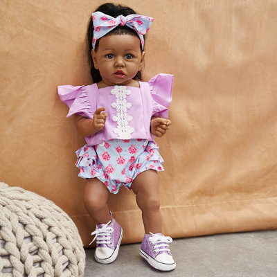 Boneca – poupée en Silicone et vinyle souple de 58CM, 23 pouces, pour nouveau-né, réaliste ► Photo 1/4