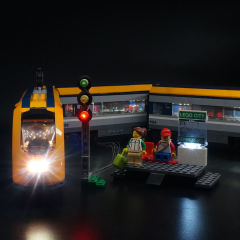 Kit pour Train de passagers, série lumière LED Up, modèle 60197 City, modèle non inclus ► Photo 1/5